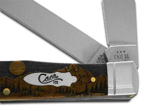 W.R. Case XX Knives Trapper Sasquatch Antique Bone Stainless Pocket Knife 58182SQH