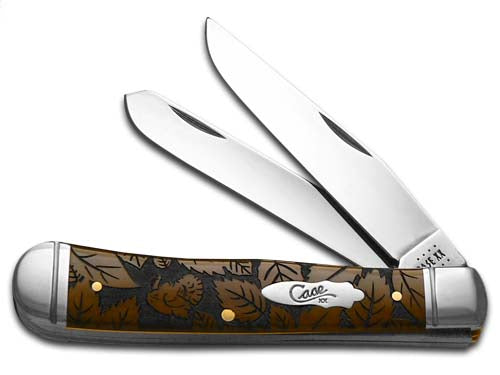 W.R. Case XX Knives Wildlife Series Turkey Trapper 1/500 Antique Bone Stainless Pocket Knife 58182T