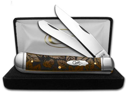 W.R. Case XX Knives Wildlife Series Turkey Trapper 1/500 Antique Bone Stainless Pocket Knife 58182T