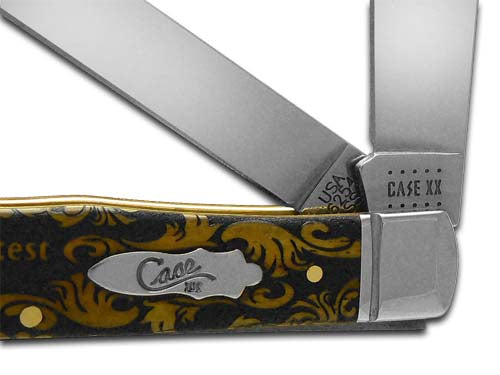 W.R. Case XX Knives World's Greatest Son Antique Bone Trapper Stainless Pocket Knife CA58182 WGS