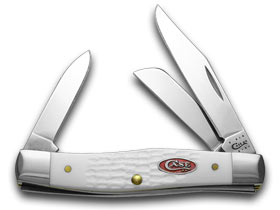 Case XX™ Knives SparXX™ Knives Medium Stockman Jigged White Delrin Stainless Pocket Knife 60184