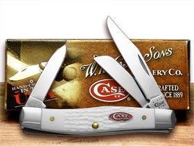 Case XX™ Knives SparXX™ Knives Medium Stockman Jigged White Delrin Stainless Pocket Knife 60184