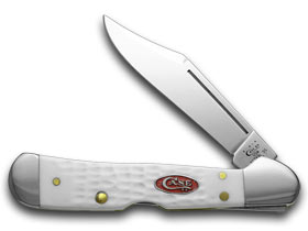 Case XX™ Knives SparXX™ Knives Mini Copperlock Jigged White Delrin Stainless Pocket Knife 60185