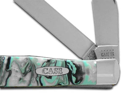 W.R. Case XX Knives Arctic Corelon Trapper Stainless Pocket Knife CA6073 ATC