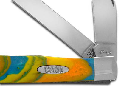 W.R. Case XX Knives Feather McCall Corelon Trapper Stainless Pocket Knife CA6073 FMC