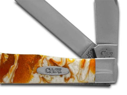 W.R. Case XX Knives Smooth Gold Luster Corelon Trapper Stainless Pocket Knife 6073 GL