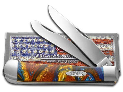 W.R. Case XX Knives Northern Lights Corelon Trapper Stainless Pocket Knife CA6073 NL