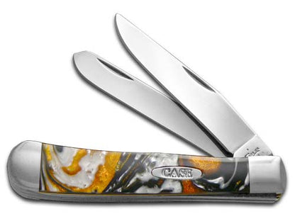 W.R. Case XX Knives Smokey Sunrise Corelon Trapper Stainless Pocket Knife 6073SSR