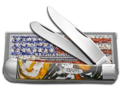W.R. Case XX Knives Smokey Sunrise Corelon Trapper Stainless Pocket Knife 6073SSR