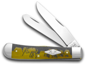 Case XX™ Knives Yellowhorse Trapper Buffalo Hunt Antique Bone 1/500 Stainless