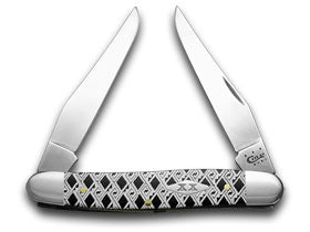 W.R. Case XX Knives Celtic Maze Black Delrin 1/500 Muskrat Pocket Knife 6429 CM