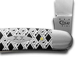 W.R. Case XX Knives Celtic Maze Black Delrin 1/500 Muskrat Pocket Knife 6429 CM
