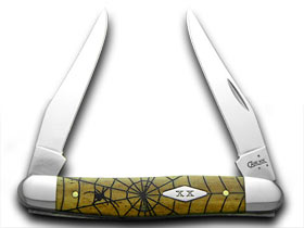 W.R. Case XX Knives Spider Web 1/500 Muskrat Smooth Antique Bone Pocket Knife 6442 SW