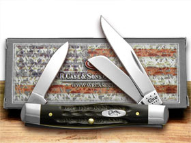 W.R. Case XX Knives Jigged Genuine Buffalo Horn Medium Stockman Pocket Knife 65012