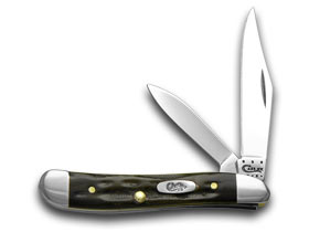 W.R. Case XX Knives Jigged Genuine Buffalo Horn Peanut Pocket Knife 65014