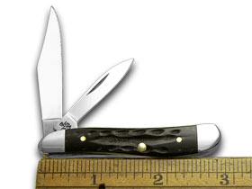 W.R. Case XX Knives Jigged Genuine Buffalo Horn Peanut Pocket Knife 65014