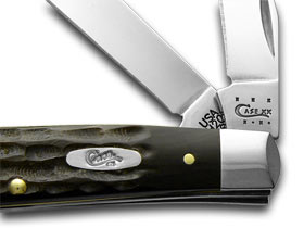 Case XX™ Knives Mini Trapper Jigged Genuine Buffalo Horn Stainless Pocket Knife 65016