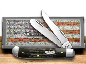 Case XX™ Knives Mini Trapper Jigged Genuine Buffalo Horn Stainless Pocket Knife 65016