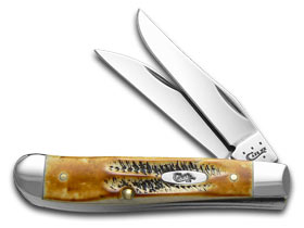 Case XX™ Knives Mini Trapper 6.5 Bone Stag Handle Stainless Pocket Knife 65305