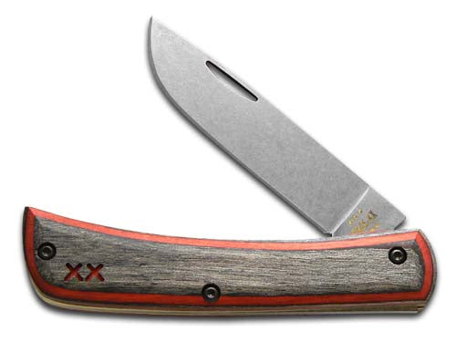 W.R. Case XX Knives Sodbuster Jr Black & Red Laminate Wood S35VN Steel 1/400 Pocket Knife 66380