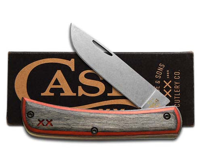 W.R. Case XX Knives Sodbuster Jr Black & Red Laminate Wood S35VN Steel 1/400 Pocket Knife 66380