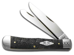 W.R. Case XX Knives Lizard Skin Gray Bone Trapper Stainless Pocket Knife 6703 LS