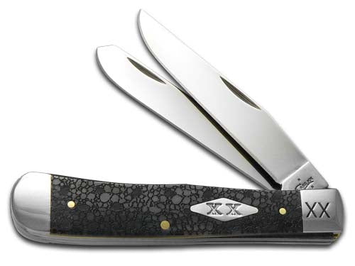W.R. Case XX Knives Lizard Skin Gray Bone Trapper Stainless Pocket Knife 6703 LS