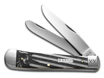 W.R. Case XX Knives Lady Liberty Natural Bone Trapper 1/500 Stainless Pocket Knife 6740LL