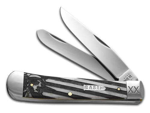 W.R. Case XX Knives Lady Liberty Natural Bone Trapper 1/500 Stainless Pocket Knife 6740LL