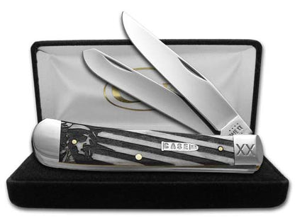 W.R. Case XX Knives Lady Liberty Natural Bone Trapper 1/500 Stainless Pocket Knife 6740LL