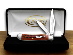 W.R. Case XX Knives World's Greatest Dad Red Bone Peanut 1/1000 Pocket Knife 781 WGD