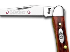 W.R. Case XX Knives Mother Red Bone Toothpick 1/500 Pocket Knife 792 M