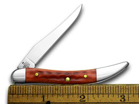 W.R. Case XX Knives Mother Red Bone Toothpick 1/500 Pocket Knife 792 M
