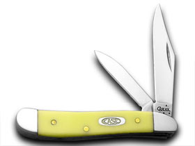W.R. Case XX Knives Peanut Yellow Synthetic Pocket Knife 80030