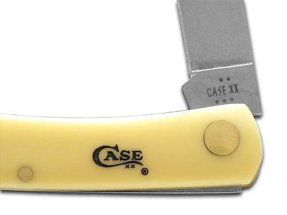 W.R. Case XX Knives Sod Buster Jr Duck Yellow Synthetic Stainless Pocket Knife 80032D