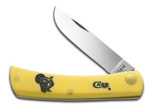 W.R. Case XX Knives Turkey Sodbuster Jr Yellow Synthetic 1/500 Stainless Pocket Knife 80032T
