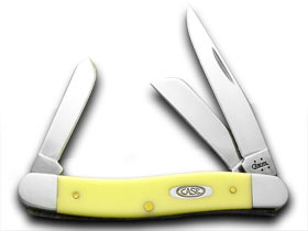 W.R. Case XX Knives Stockman - Yellow Synthetic Handles Pocket Knife 80035