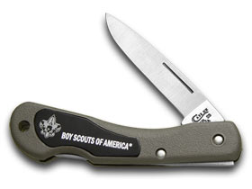 W.R. Case XX Knives Boy Scouts Zytel Mini Blackhorn Pocket Knife 08033
