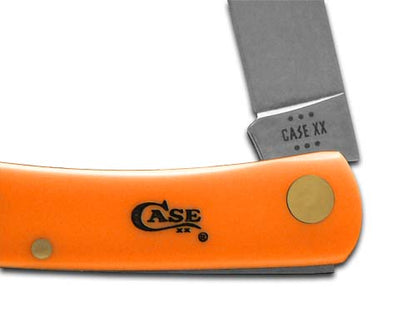 W.R. Case XX Knives Rooster Sodbuster Jr Orange Synthetic Stainless Pocket Knife 80502RSTR
