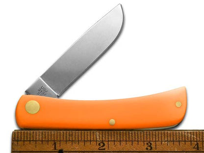 W.R. Case XX Knives Rooster Sodbuster Jr Orange Synthetic Stainless Pocket Knife 80502RSTR