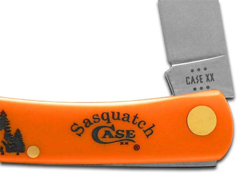 W.R. Case XX Knives Sodbuster Sasquatch 1/500 Orange 80502SQH Stainless Pocket Knife