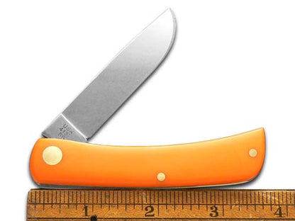 W.R. Case XX Knives Sodbuster Sasquatch 1/500 Orange 80502SQH Stainless Pocket Knife