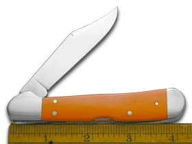 Case XX™ Knives High-visibility Orange Delrin Copperlock Stainless 80508 Pocket Knife