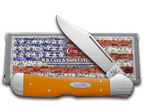 Case XX™ Knives High-visibility Orange Delrin Copperlock Stainless 80508 Pocket Knife