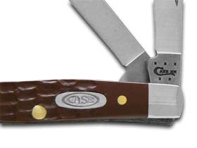 Case XX™ Knives Small Stockman Jigged Brown Delrin Stainless Pocket Knife 00081