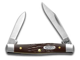 Case XX™ Knives Pen Jigged Brown Delrin Handle Stainless Pocket Knife 00083