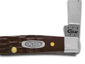 Case XX™ Knives Pen Jigged Brown Delrin Handle Stainless Pocket Knife 00083