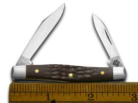 Case XX™ Knives Pen Jigged Brown Delrin Handle Stainless Pocket Knife 00083