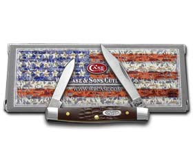 Case XX™ Knives Pen Jigged Brown Delrin Handle Stainless Pocket Knife 00083