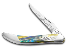 W.R. Case XX Knives Slant Series Sapphire Glow Small Toothpick 1/2500 Stainless Pocket Knife S910096SG